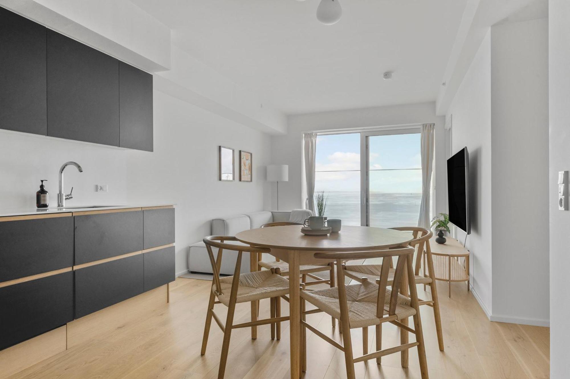 Endless Ocean Views With Private Balcony Apartment Århus Exterior foto