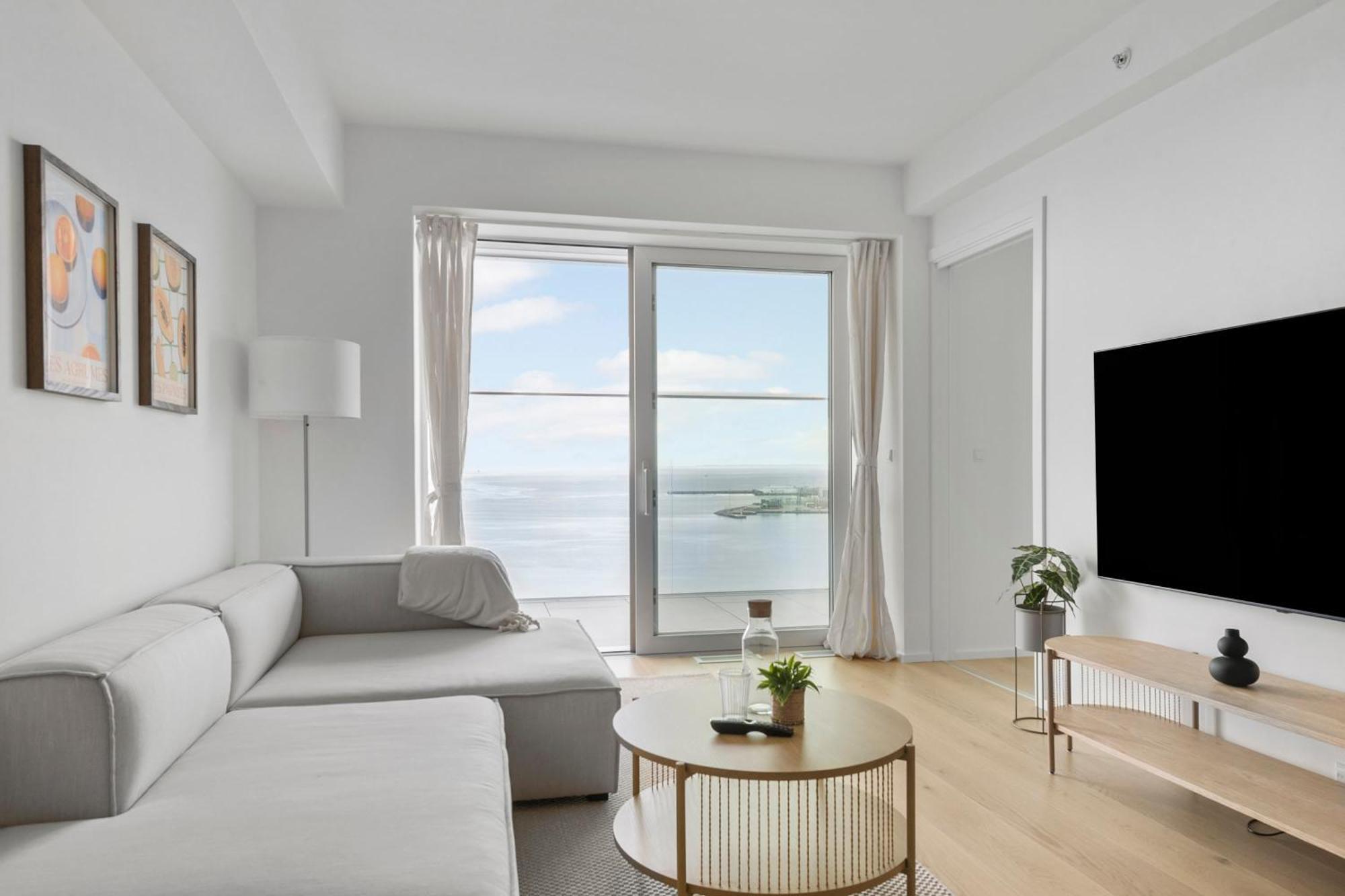 Endless Ocean Views With Private Balcony Apartment Århus Exterior foto